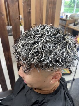 サラ HAIR&MAKE SALA 相模大塚店 ホワイトメッシュパーマ