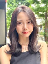 アンアミ シブヤ(Un ami shibuya)&nbsp;くびれヘア/前髪無し/ミディアムヘア/大人ヘア