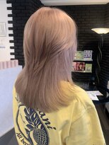 ヘアーアンドカラー ルジャルダン 葛西店(le jardin) ブリーチ無し・白髪を活かしたミルクティーベージュ