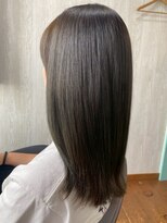 コルテ 倉敷西坂店(CoRte.)&nbsp;美髪ストレート/オリーブアッシュ/暗めカラー/ブルージュ/韓国風