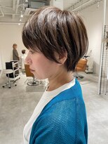 ジュベ 別府店(juve.) 別府ショートボブ顔まわりレイヤーカット髪質改善カラー30代