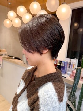 ロンドアジュール 横浜(Lond azur) 髪質改善/大人ガーリー/似合わせカット/ショートボブ前髪/横浜