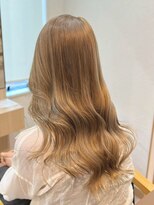 アパートメントヘアー&nbsp;ミルクティーベージュダブルカラーインナーカラーブリーチ