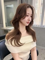 ボタン ハカタ(VOTAN hakata)&nbsp;【福岡美容室/小山田】センター分け/ロングレイヤー/流れ前髪