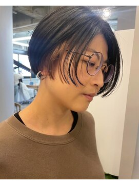 カノエ(canoe) ミニボブレイヤーカット顔周りレイヤー 40代【西新大濠荒戸】