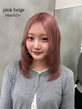 ベレーザ 渋谷(BELEZA) 18355ラベンダーピンクミルクティーベージュくびれミディアム