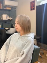 サニーヘアー(SUNNY hair)&nbsp;ハイブリーチカラー×髪質改善トリートメント＋カット(超保湿)