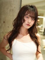 ワン 町田(ONE)&nbsp;暗髪ウェーブのレイヤーロング／町田