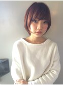 シンプルショートボブ　