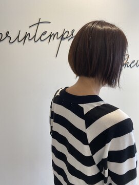 プランタンバイフラミューム 大和店(PRINTEMPS by flammeum) ショートボブ