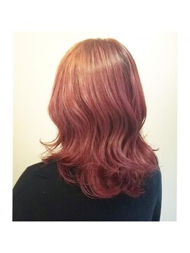 エイクス ヘア デザイン×美髪クリニック 千葉(AQs hair design) ケアブリーチ☆ピンクピンク！