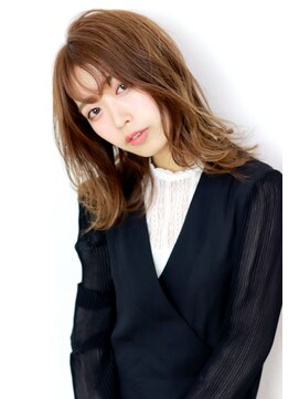 ラフィスヘアーリット 茨木2号店(La fith hair lit) 【La fith】 無造作カールミディ