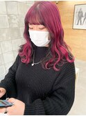 ピンクカラービビットピンクデザインカラーピンクヴァイオレット