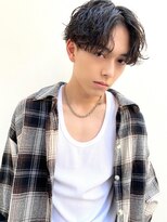 メーヴェ(Mowen)&nbsp;【mowen南堀江】メンズツイストパーマ×センターパート