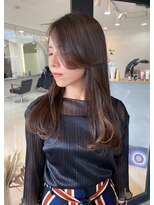エンリッチヘア(enrich hair)&nbsp;ロングレイヤー　ダークブラウン