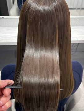 ノイズ オオサカ(NOISM) 【髪質改善】高濃度水素カラー 姫カット