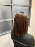切りっぱなしボブ