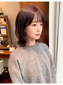 くびれミディアムボブ