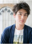 アップバングで好感！カジュアルに仕上げたルーズヘアS草加