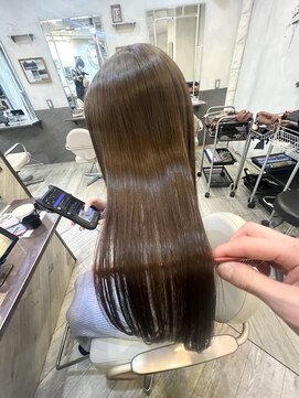 アンジェリカラボ 梅田店(ANGELICA LABO) 艶ハート髪質改善美髪似合わせカット【川又】