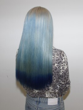 ハイブ 金沢(Hive) 10代20代ハイトーングラデーションカラーペールカラーストレート