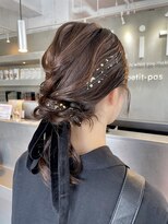 リトバイプティパ(Lit by petit-pas) リボンアレンジ☆ゆるふわヘアセット
