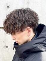 アソビ 表参道(ASOBI)&nbsp;ツイストスパイラルパーマ 刈り上げマッシュ