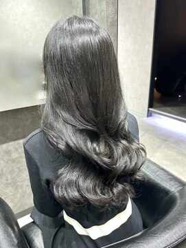 エースヘアー(A.hair) オリーブブラック/レイヤーカット/髪質改善