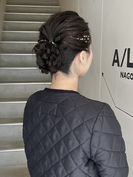 アイリー 名古屋(A/LEE) 結婚式ヘアアレンジ／お呼ばれヘア