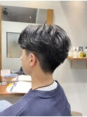 毛流れニュアンスパーマ