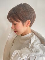 フープヘアー(HOOP.HAIR)&nbsp;コンパクトショートボブ/柔らかベージュカラー