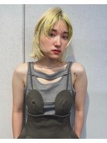 天神美容室&nbsp;【KASUMI天神美容室】ハイトーン×海外レイヤー