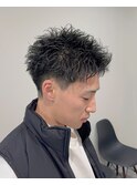 スパイキーショートスパイキーパーマ