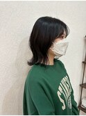 外ハネレイヤーボブ☆大人可愛い20代30代☆黒髪暗髪