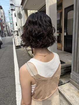エヴリンアンドペイジ(Evelyn&paige) ボブパーマ/ニュアンスパーマ【神戸元町/水原】