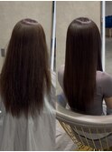 美髪矯正 before after