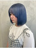 ハイトーンボブ/顔周りレイヤー◎【福岡/博多/美容室】