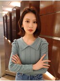 ショートボブ小顔カット大人ヘア髪質改善30代40代50代表参道青山