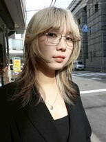 ミース(MIES)&nbsp;ハッシュカット/デザインカラー/ブリーチ/なんば／担当者平井