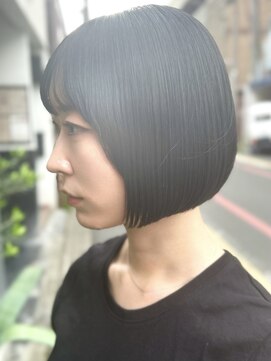 レリコ ニド(Relico-nid) 黒髪 髪質改善20代30代 似合わせ透明感大人ボブ 京都 四条烏丸