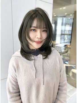 イヴ 原宿(I've) オリーブグレージュ×レイヤーカット◎