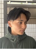 フェザーパーマ/ニュアンスパーマ/センターパート/藤沢美容院