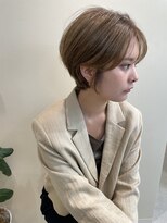シアアルン 新小岩店(SHEER alun)&nbsp;◆ 【夏ショート】ハイトーンベージュ×大人ハンサム【新小岩】