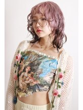ステラ ヘア デザイン サロン(STELLA hair design salon)&nbsp;桜ピンク×エンドカラー【浅野】