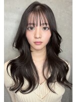 リークフー(Ree cu fuu)&nbsp;韓国風くびれレイヤーカットハッシュカットグレージュ