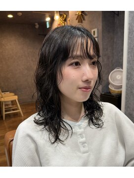 ココア(cocoa) 抜け感ニュアンスパーマ