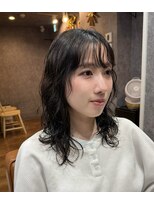 ココア(cocoa) 抜け感ニュアンスパーマ