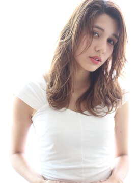 ヘアーアートシフォン 池袋西口店(Hair art chiffon) オン眉マッシュウルフにグラデーションカラー切りっぱなしボブ