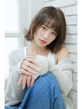 バルオン(BAR:ON) 【BAR:ON】外はねボブ×シースルーバング☆