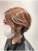 【ショートヘア】丸みショート